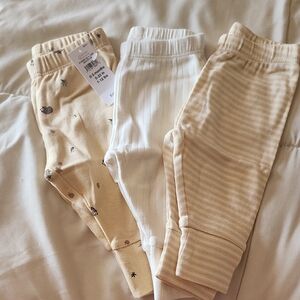 Chic Kids Leggings Set - Cream, White, Tan